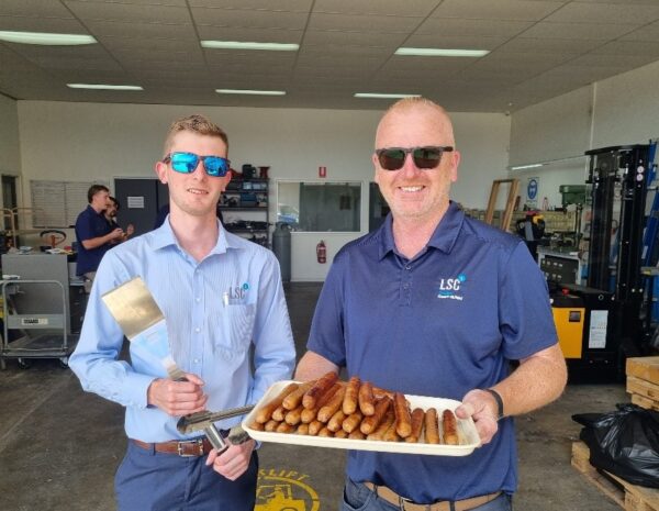 Proof positive - Locksmiths Supply Company can turn their hand, and BBQ tongs, to things other than locks and keys - well done Justin and Will.